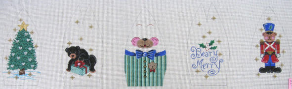 835 - Pudgie Christmas Bear