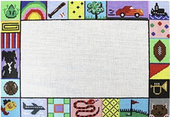 8351G - Girl's Patchwork Border/Announcement