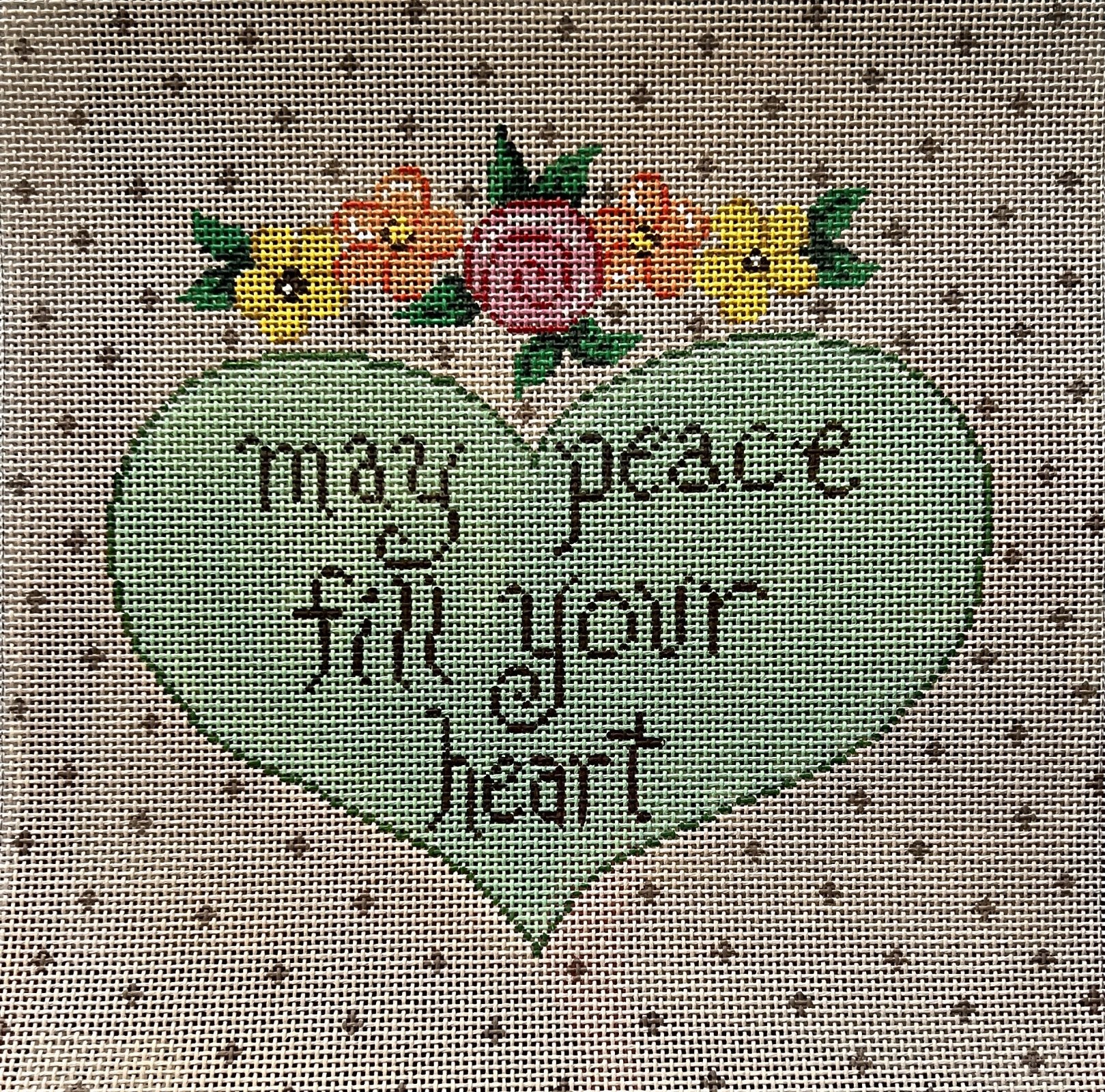 8371 - Heart - May Peace Fill Your Heart