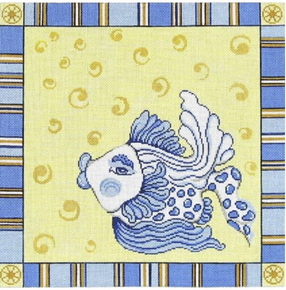 8394 - Blue and White Fish
