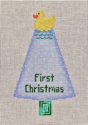 85029B - Ornament, Rubber Ducky First Christmas Blue