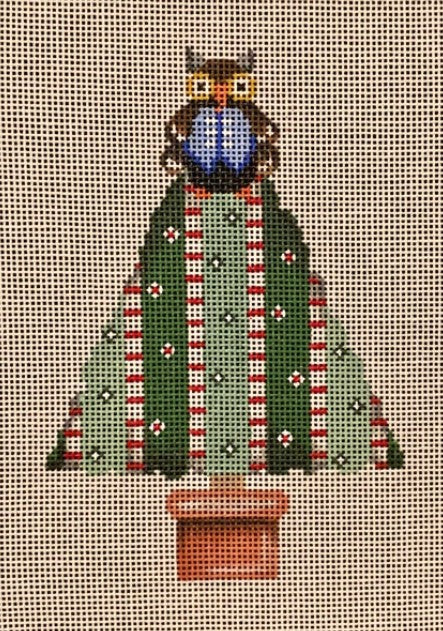 85030 - Ornament, Owl on Tree Top