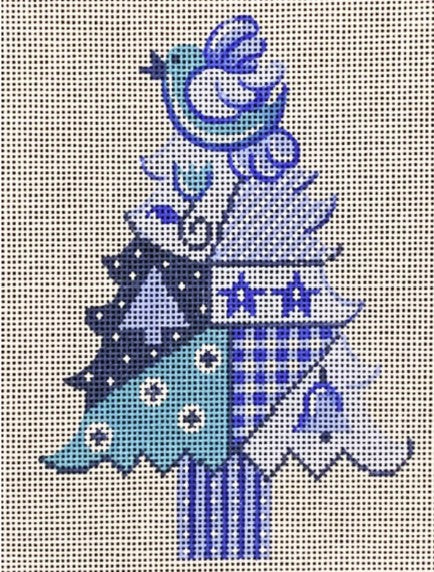 85031 - Ornament, Bluebird on Tree Top