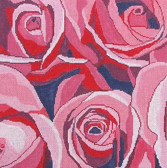 88C - Large Pink Beauty Roses