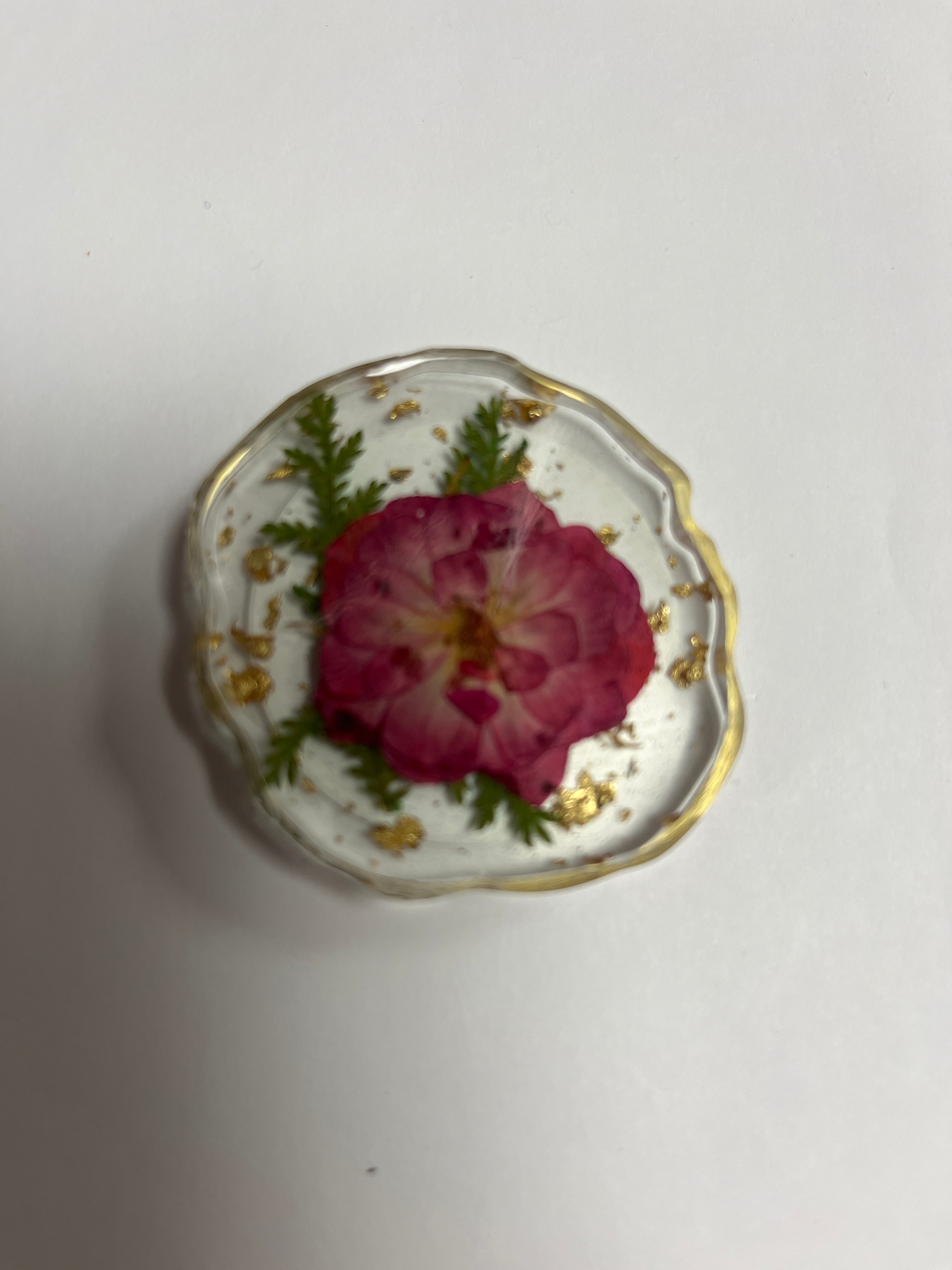 Pressed Flowers Needle Minder