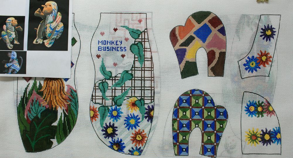 907 - Monkey, Patchwork "Kit"