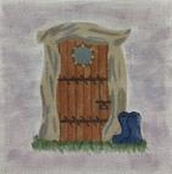 CAB916 - Fairie Door with Wellies