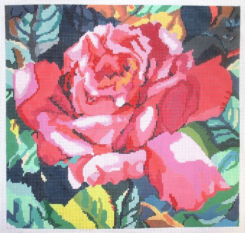 9240 - Red Rose on Greenery