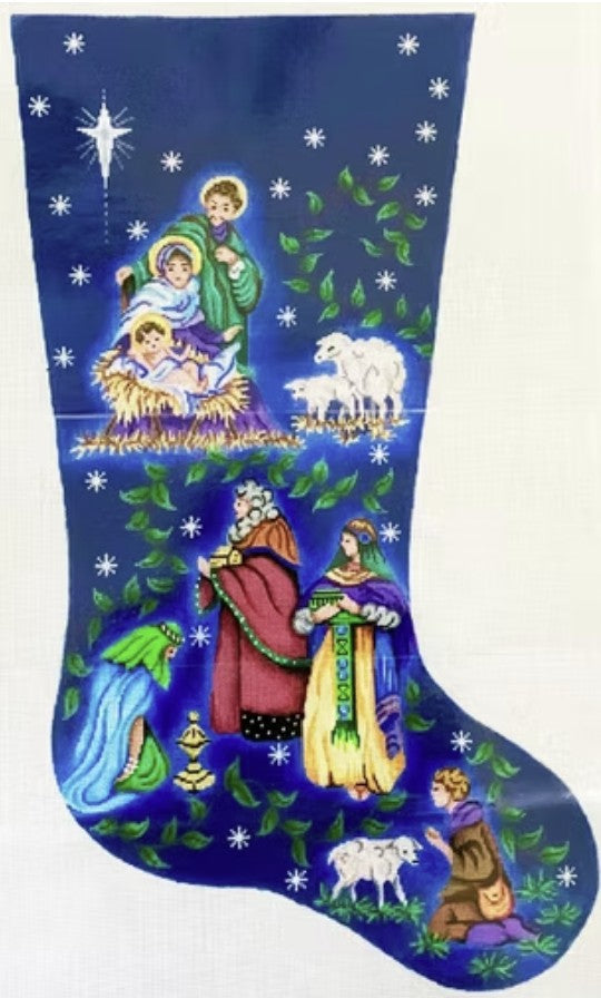 9306 -  Nativity Stocking