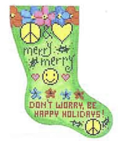 9405 -  Mini Sock - Peace and Love