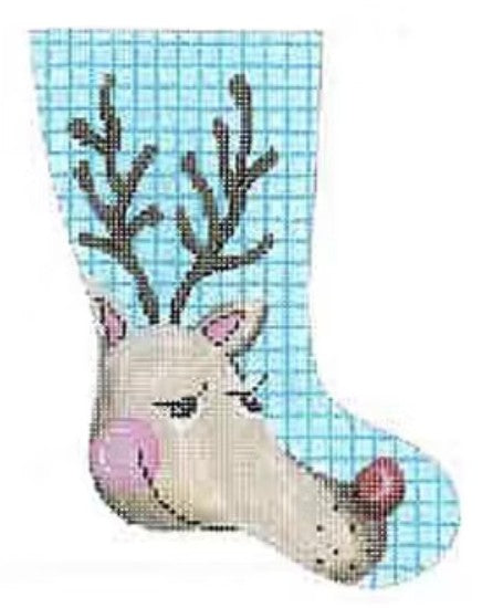 9411 -  Mini Sock - Rudolph