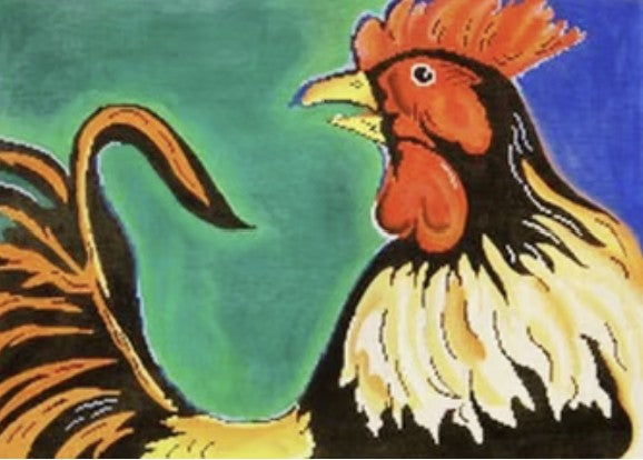 9430 - Rooster Rectangle