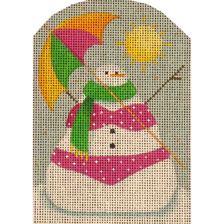 95J - Tan Snowman