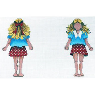 9914 - 2-Sided Blonde Girl