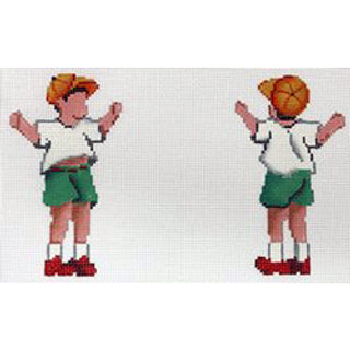 9915 - 2-Sided Boy with Orange Cap