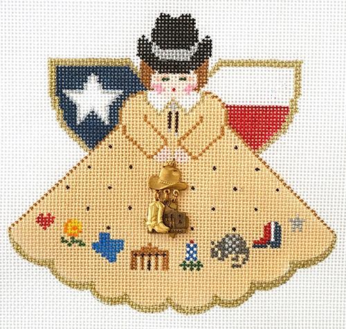 PP994TD - Angel: Symbols of Texas (Tan)