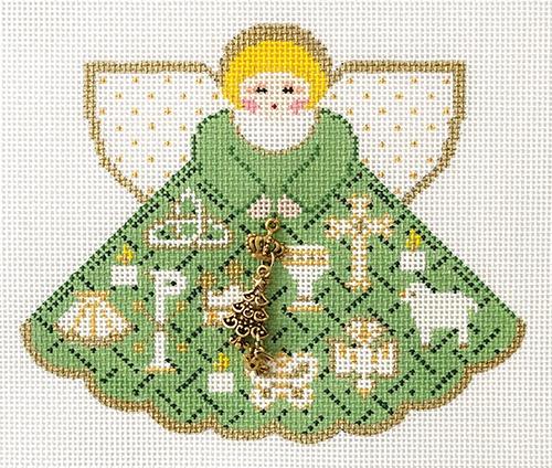 PP996GC - Angel: Chrismon (Green)