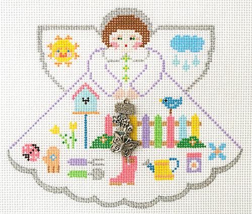 PP996KD - Angel: Happy Gardener (White)