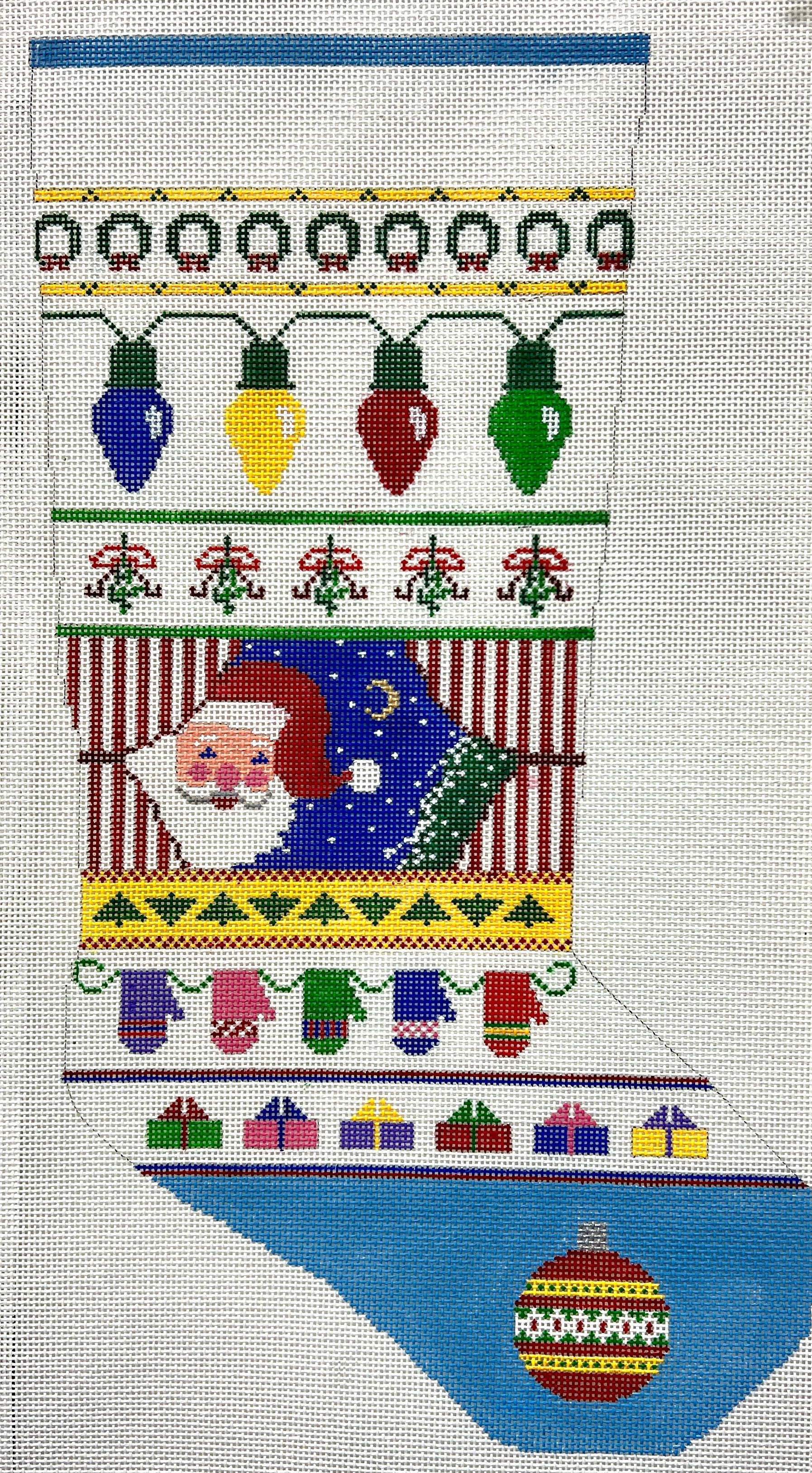 WS448 - Christmas Lights Stocking