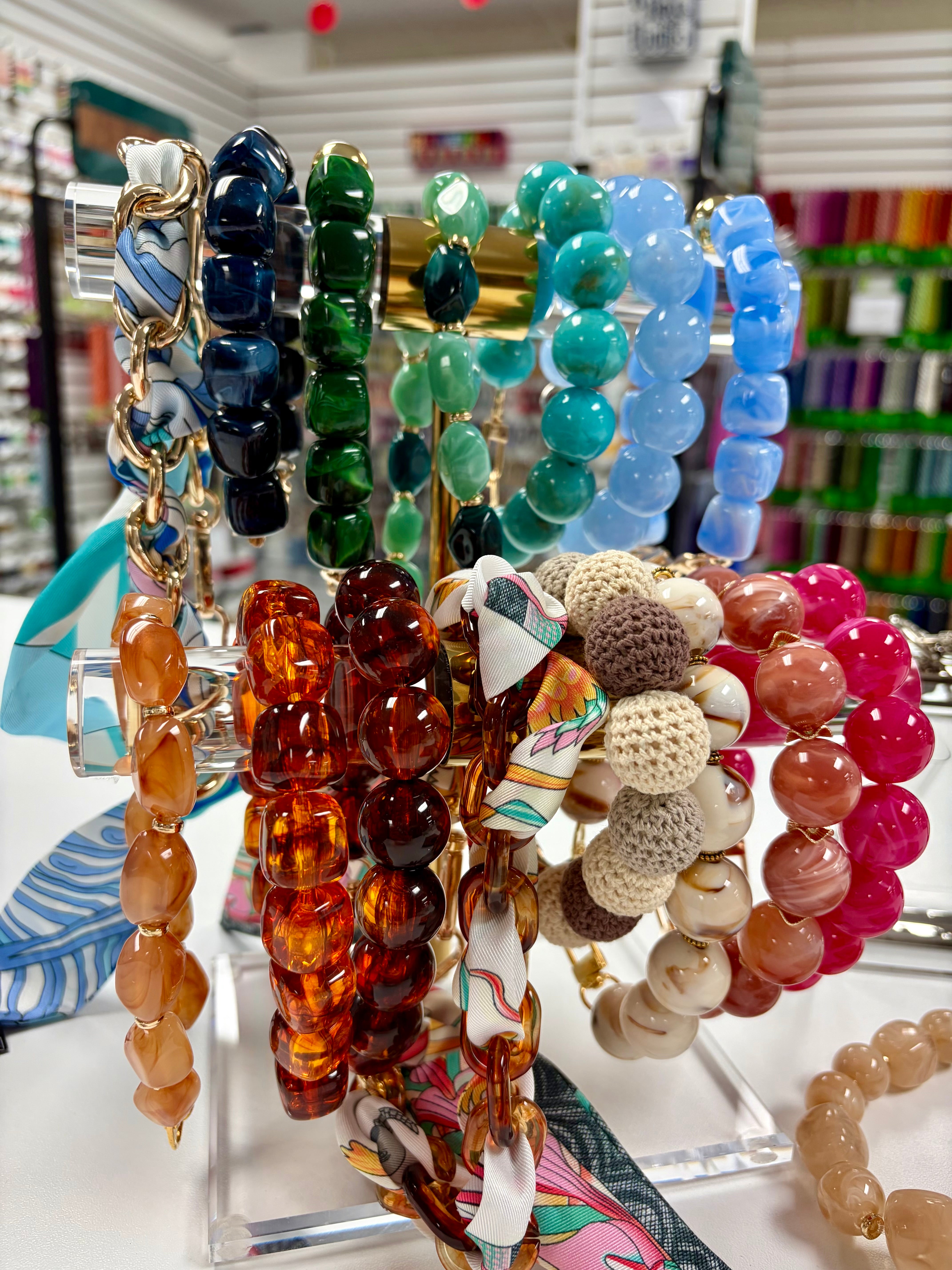 Charming Beads Clutch Strap