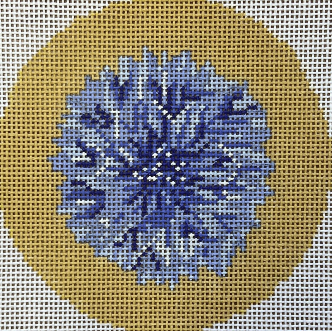 AB36 - Cornflower on Gold