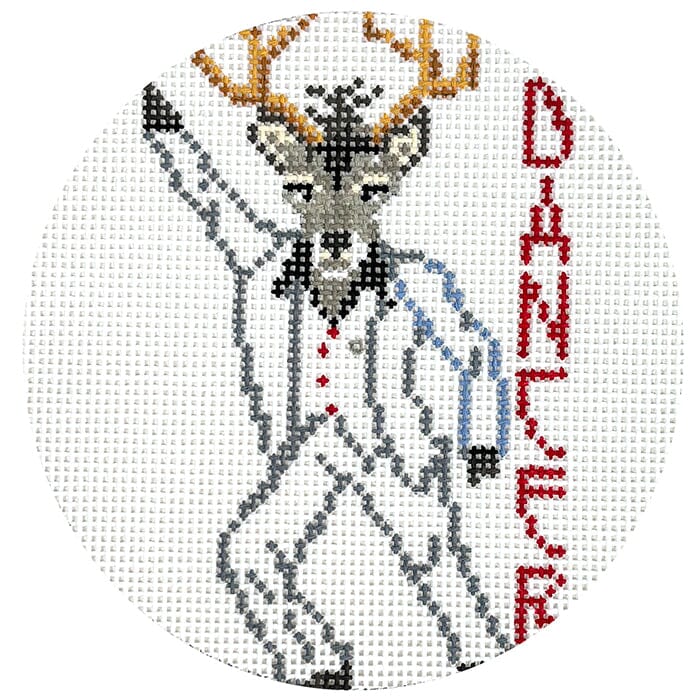 AB43 - Dancer Reindeer Round
