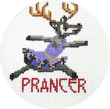 AB44 - Prancer Reindeer Round