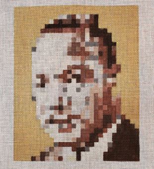 AB477 - Martin Luther King Jr. Pixilated Portrait