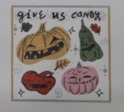 AB479 - "Give Us Candy" Angry Pumpkins