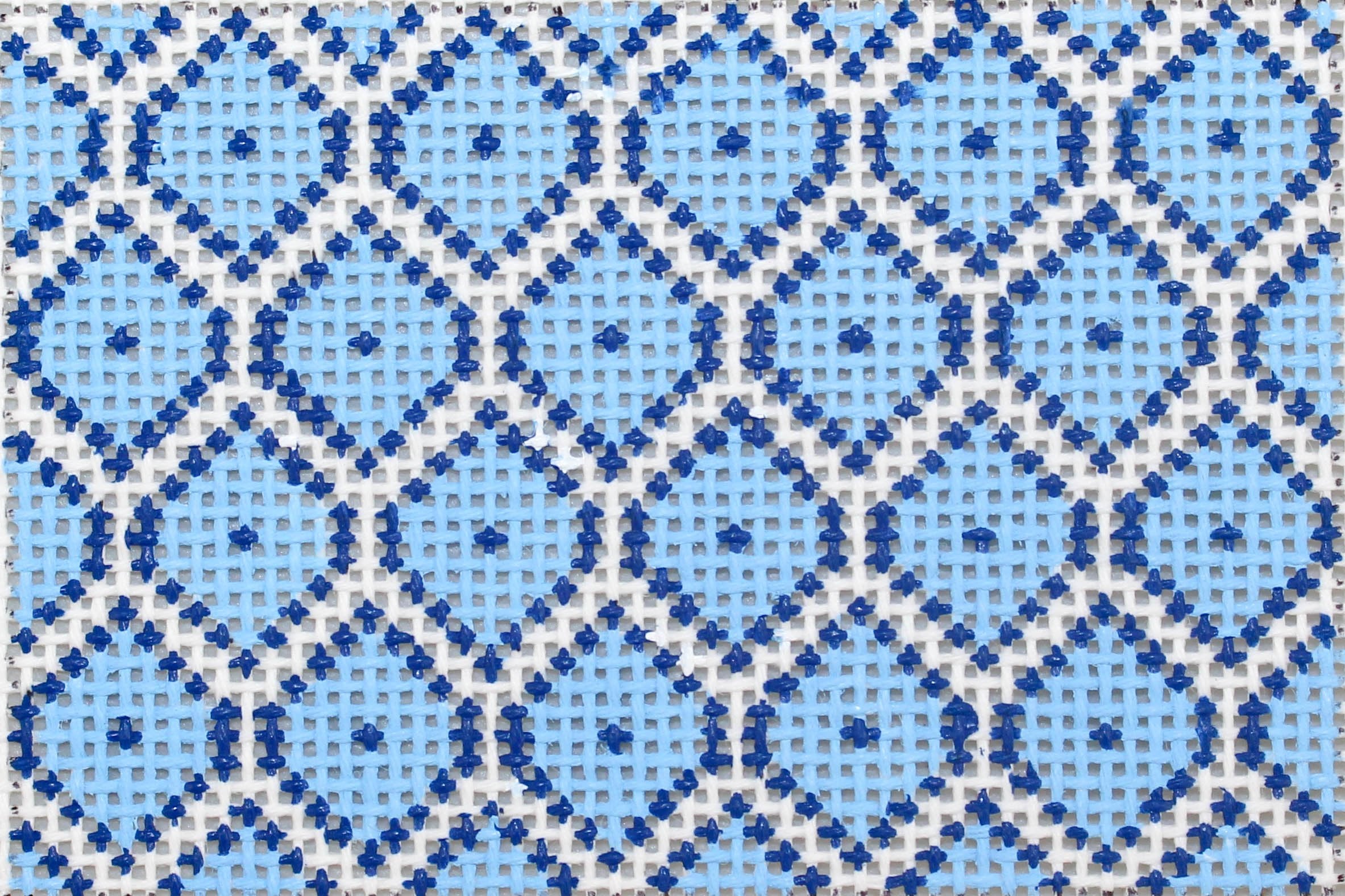 AB55 - Blue Fish Scale Luggage Tag