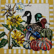 AB64 - Fall Flower Pillow