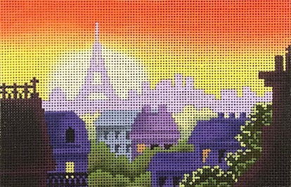 AC003 - Rooftops of Paris - Postcard
