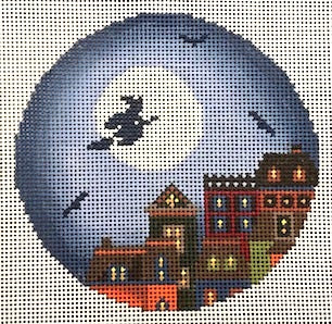 AC042 - Hallows Eve Town Ornament
