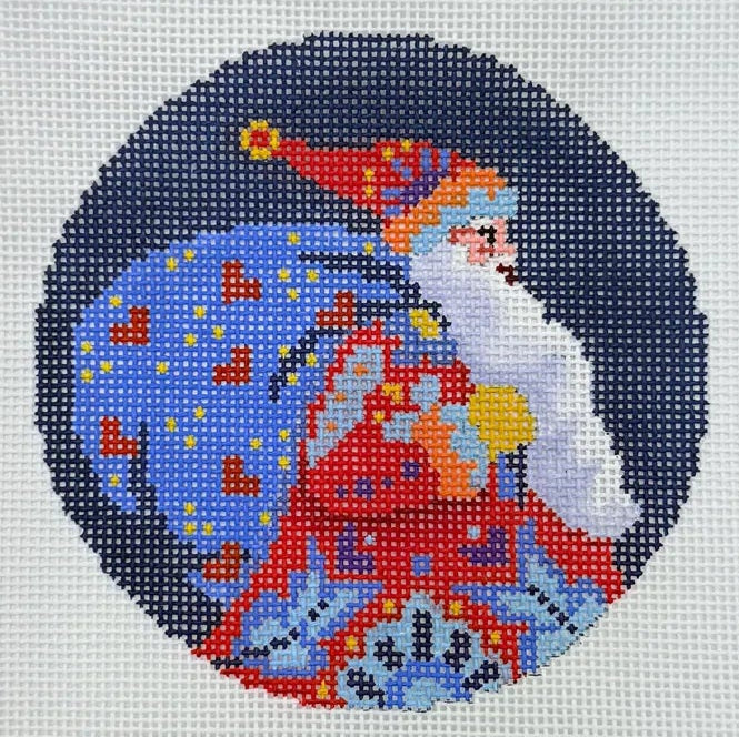AC049 - Folk Santa Ornament