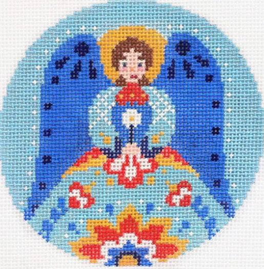 AC052 - Folk Angel Ornament