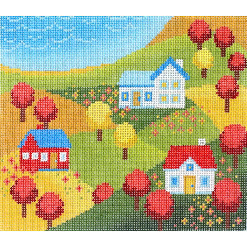 AC065 - Folk Art Landscape - Spring