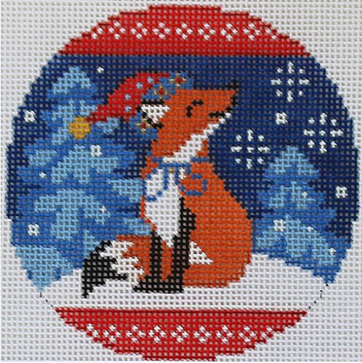 AC090 - Woodland Fox in Blue