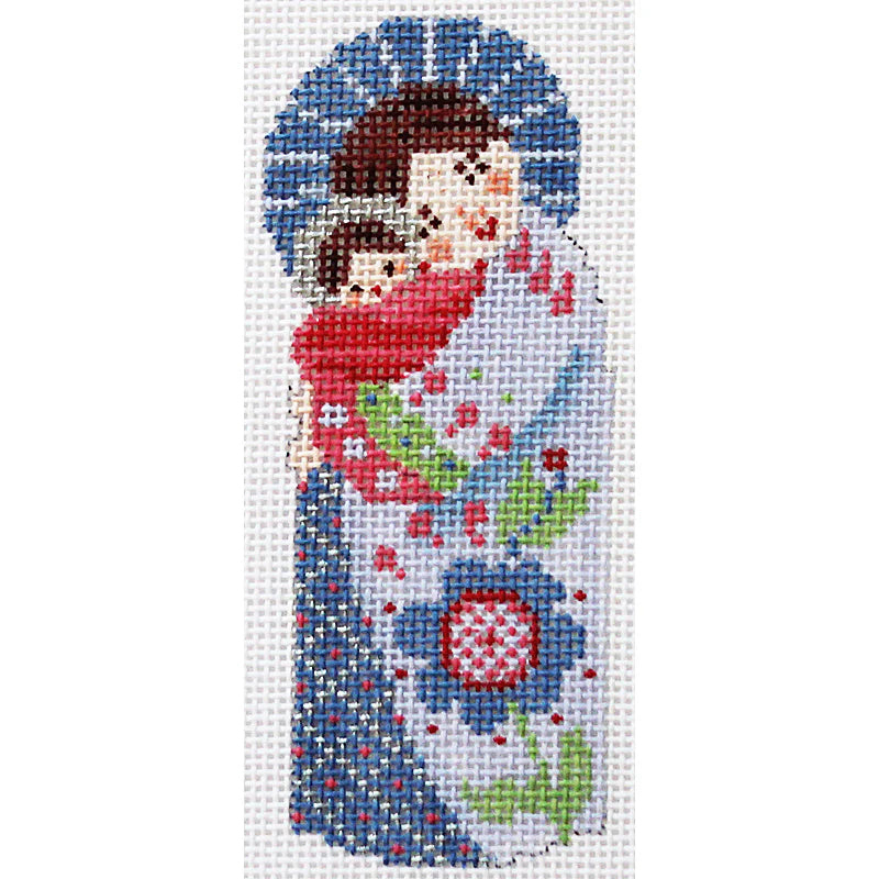 AC126-10 - Mary Jesus, Joseph, 3 Wisemen, Angel, Donkey, Ox and Camel Set