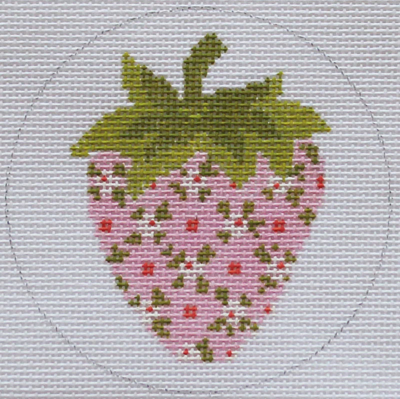 AC151 - Strawberries Collection: Pink with Floral Garland