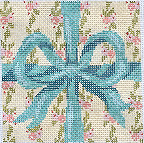 AC162 - Boxes - Pink Flowers with Green Bow