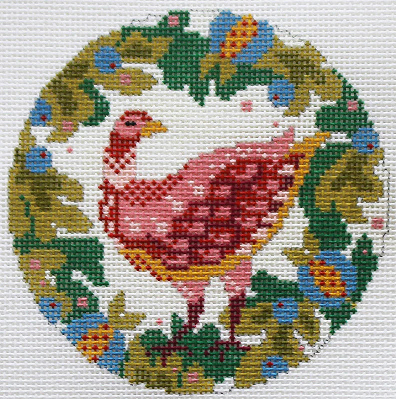 AC171W - Partridge in a Pear Tree on White