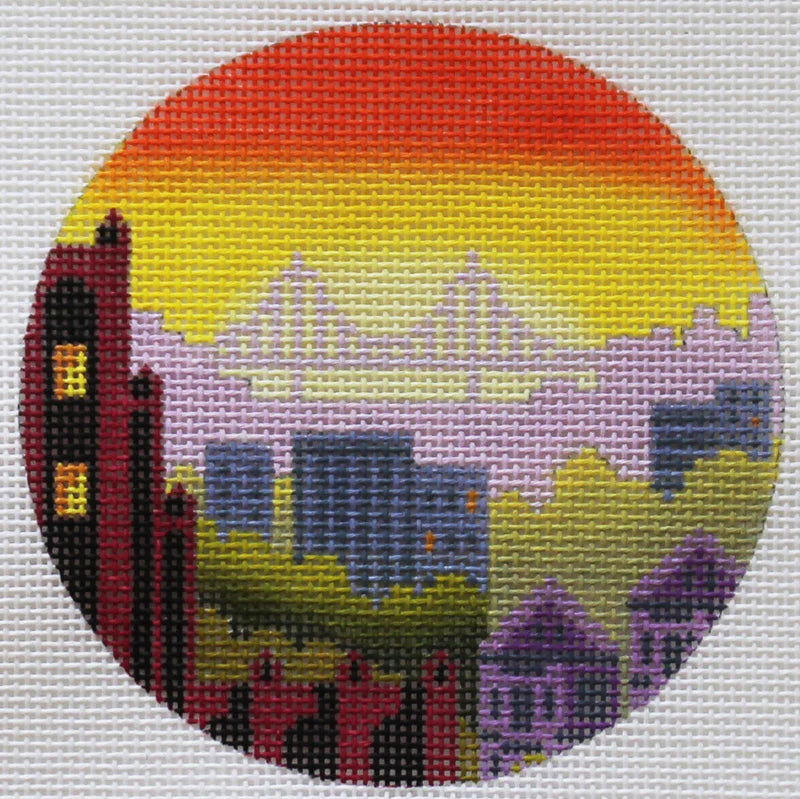 AC185 - Rooftops of San Francisco Ornament