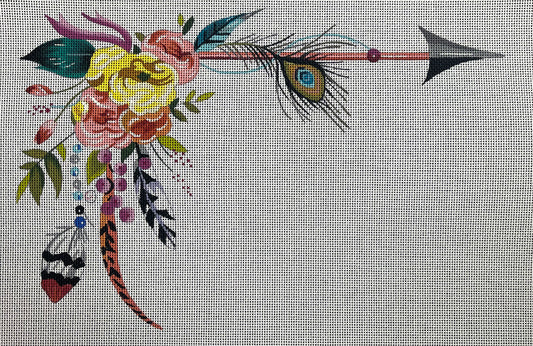 AC630 - Boho Arrow and Flowers