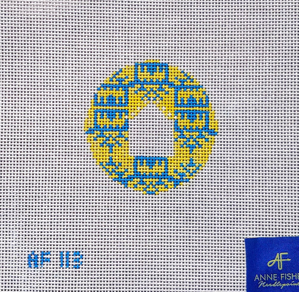 AF113 - Yellow/Blue Pagoda Insert