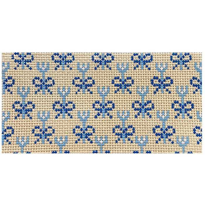 AF130 - Blue and Tan Bow Insert