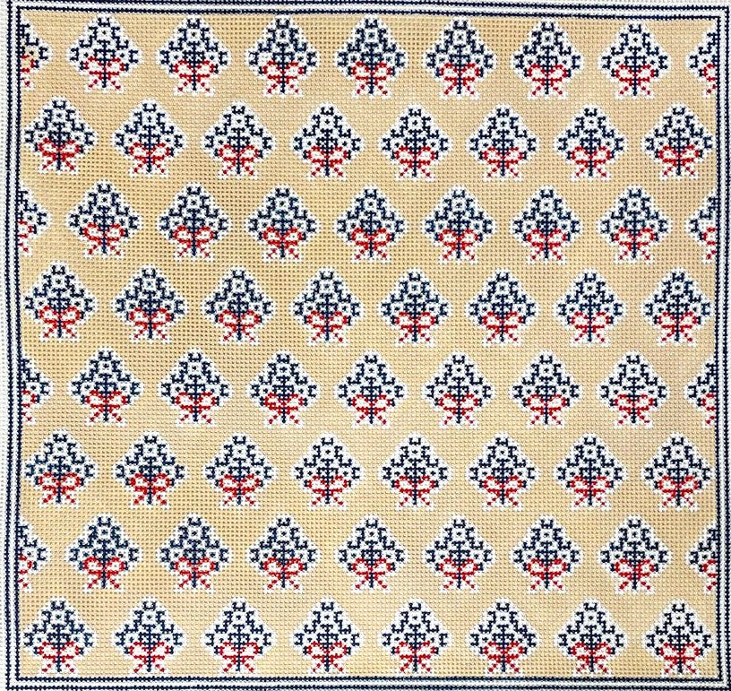 AF143 - Tan Holiday Pillow