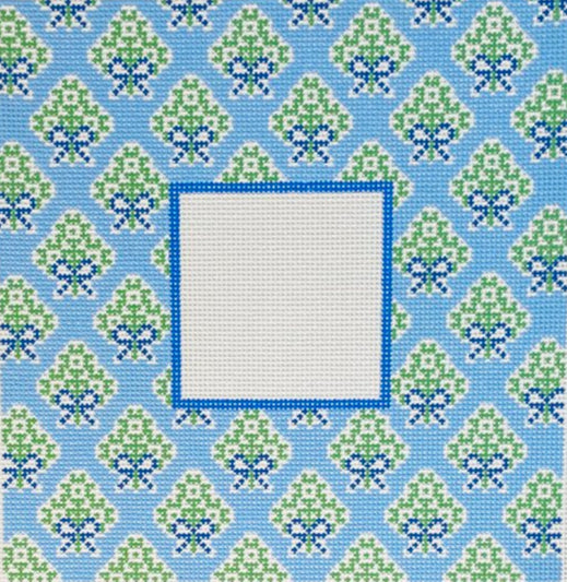 AF149 - Sky Blue Medallion Frame