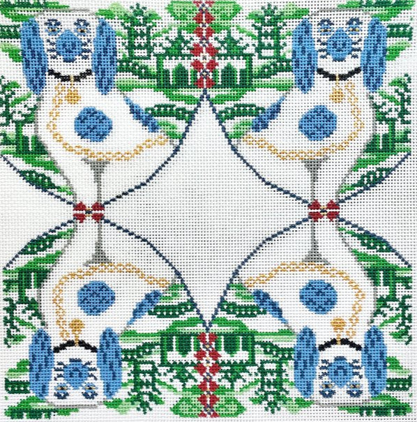 AF178 - Chinoiserie Dog Insert
