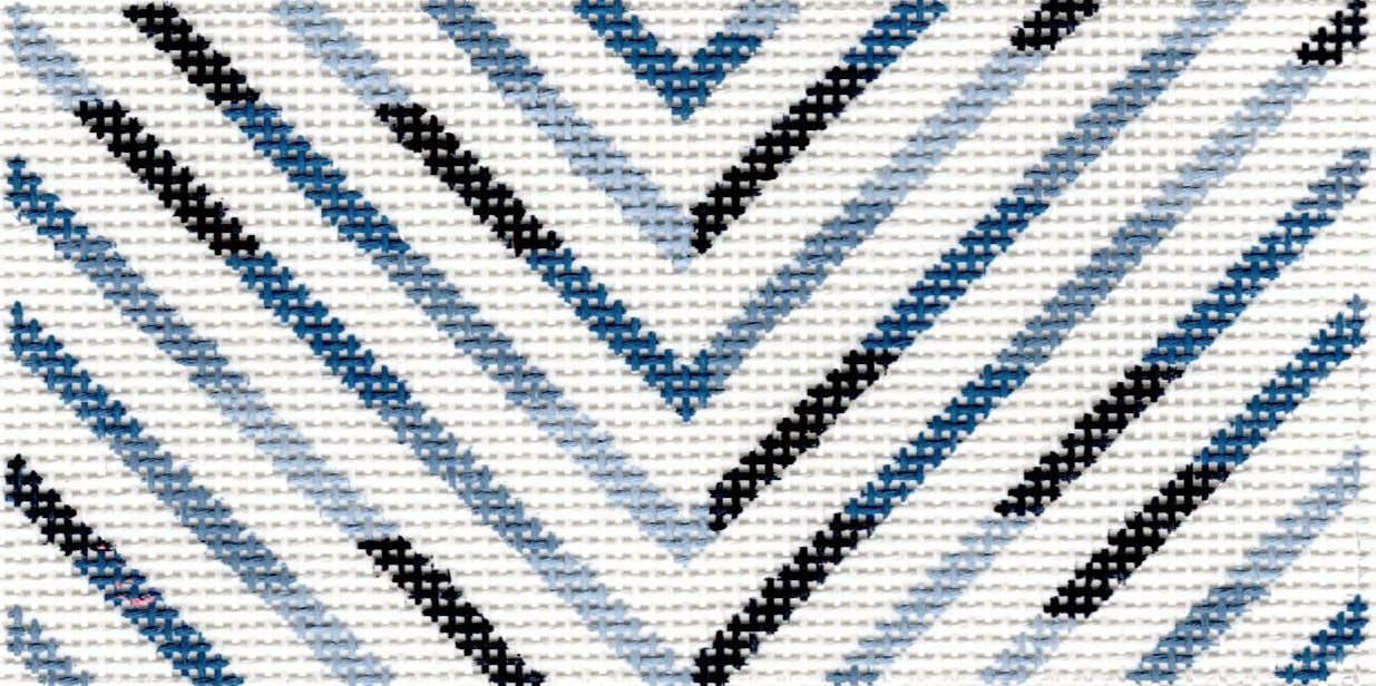 AF189 - Blue Chevron Insert