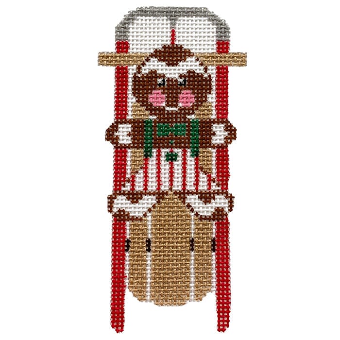 AF28BGRD - RD Gingerbread Boy Sled